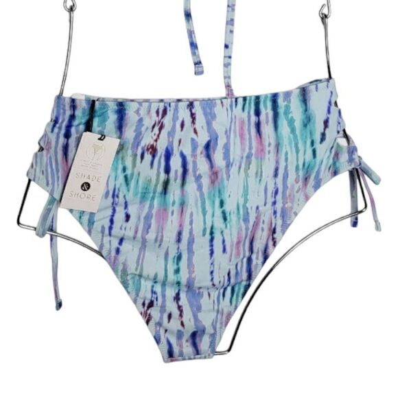 Shade & Shore Lace Up High Waist Extra Cheeky Bikini Bottom - Picture 4 of 5